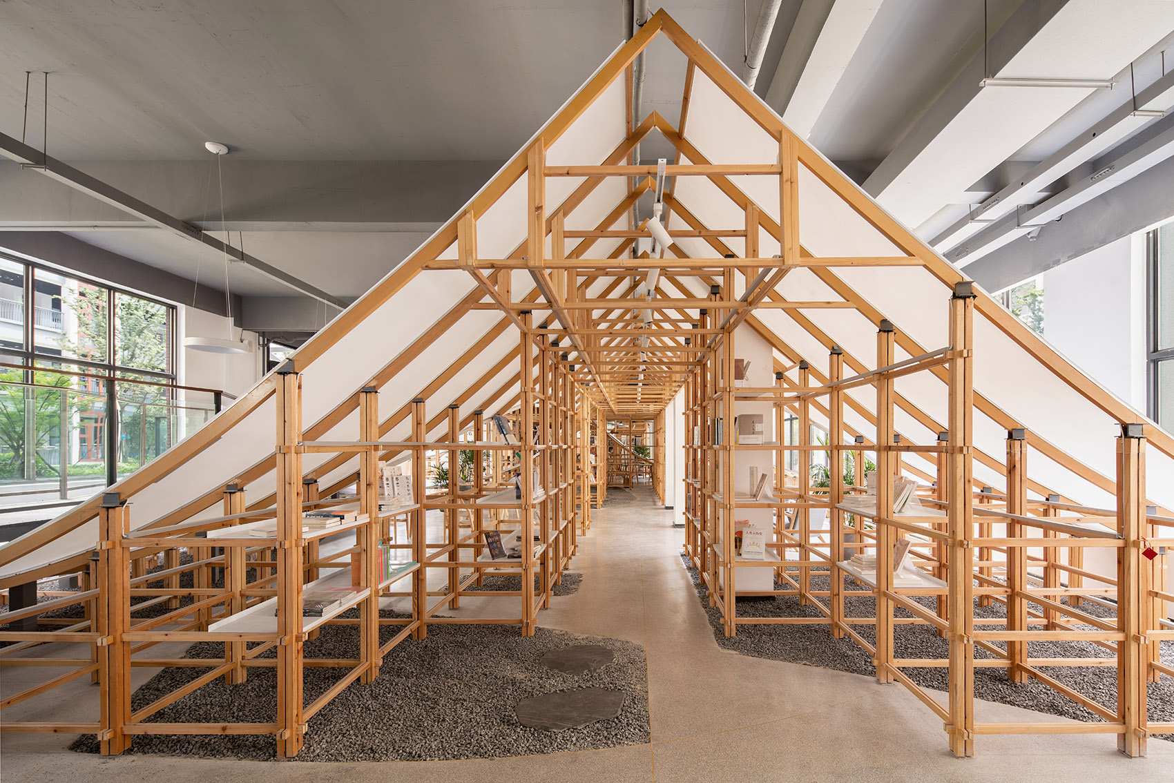 杭州“书山” – 新华书店余高店丨中国杭州丨植田·田之间建筑-15