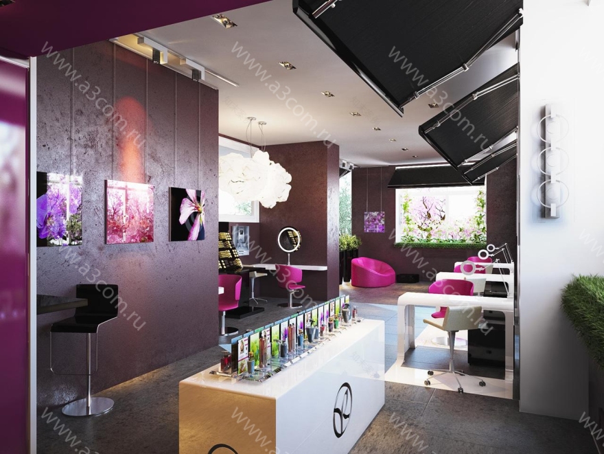 伊夫·罗歇美容院及商店设计(项目201号)丨俄罗斯莫斯科-4