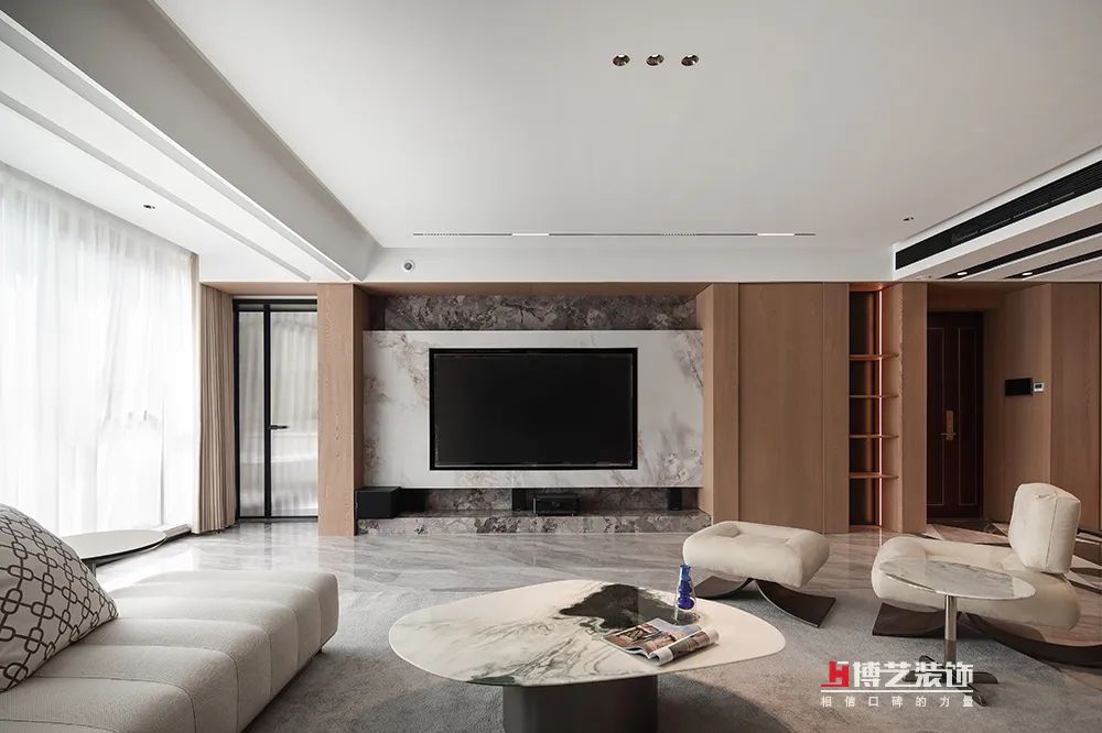 嘉禾金茂府现代简约风设计丨博艺装饰-21