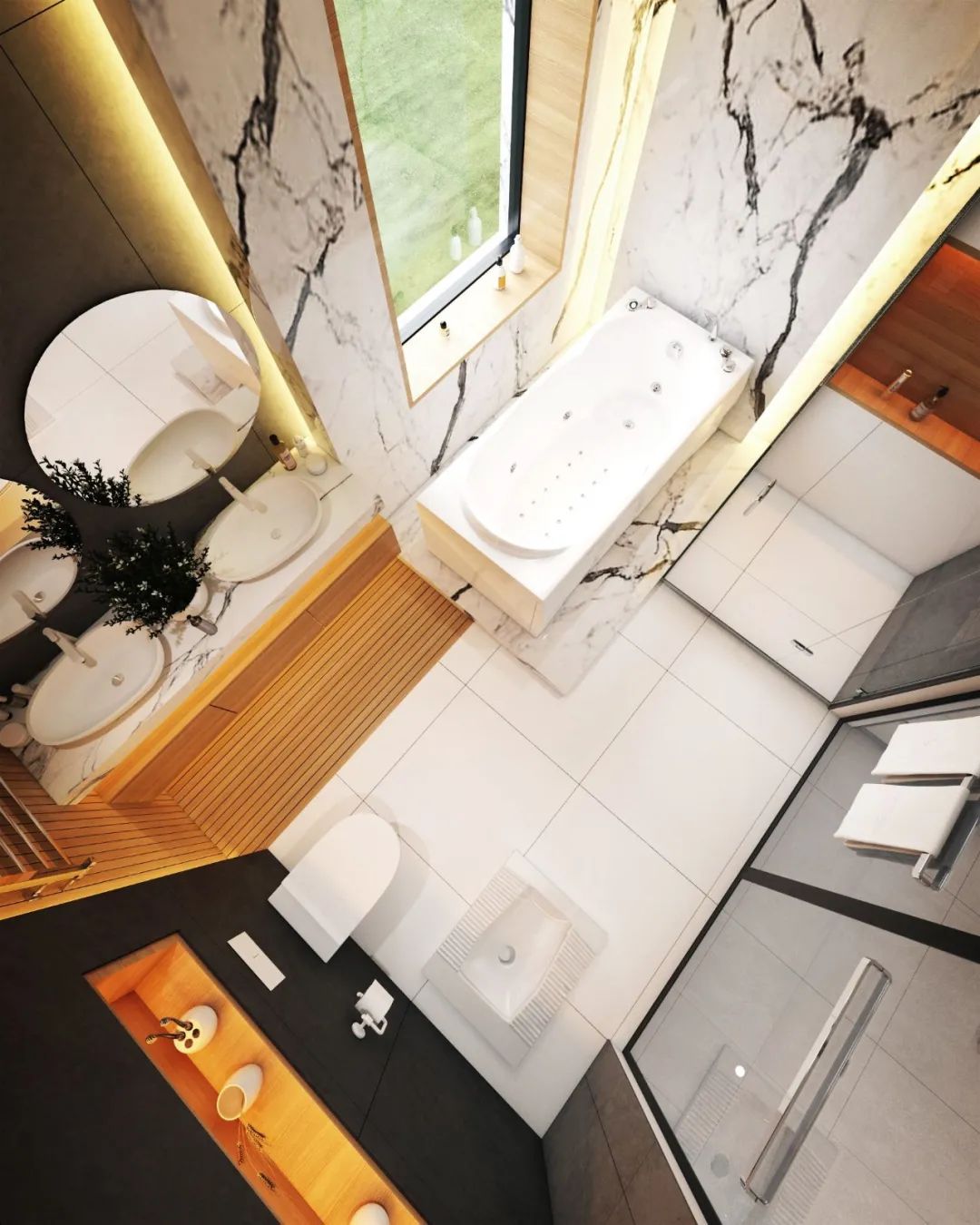 伊朗 800㎡简约别墅，东西向规划保通风-50