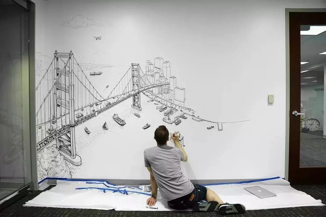 法国艺术家托马斯·达提格斯手绘中国全景建筑,细节震撼!-110