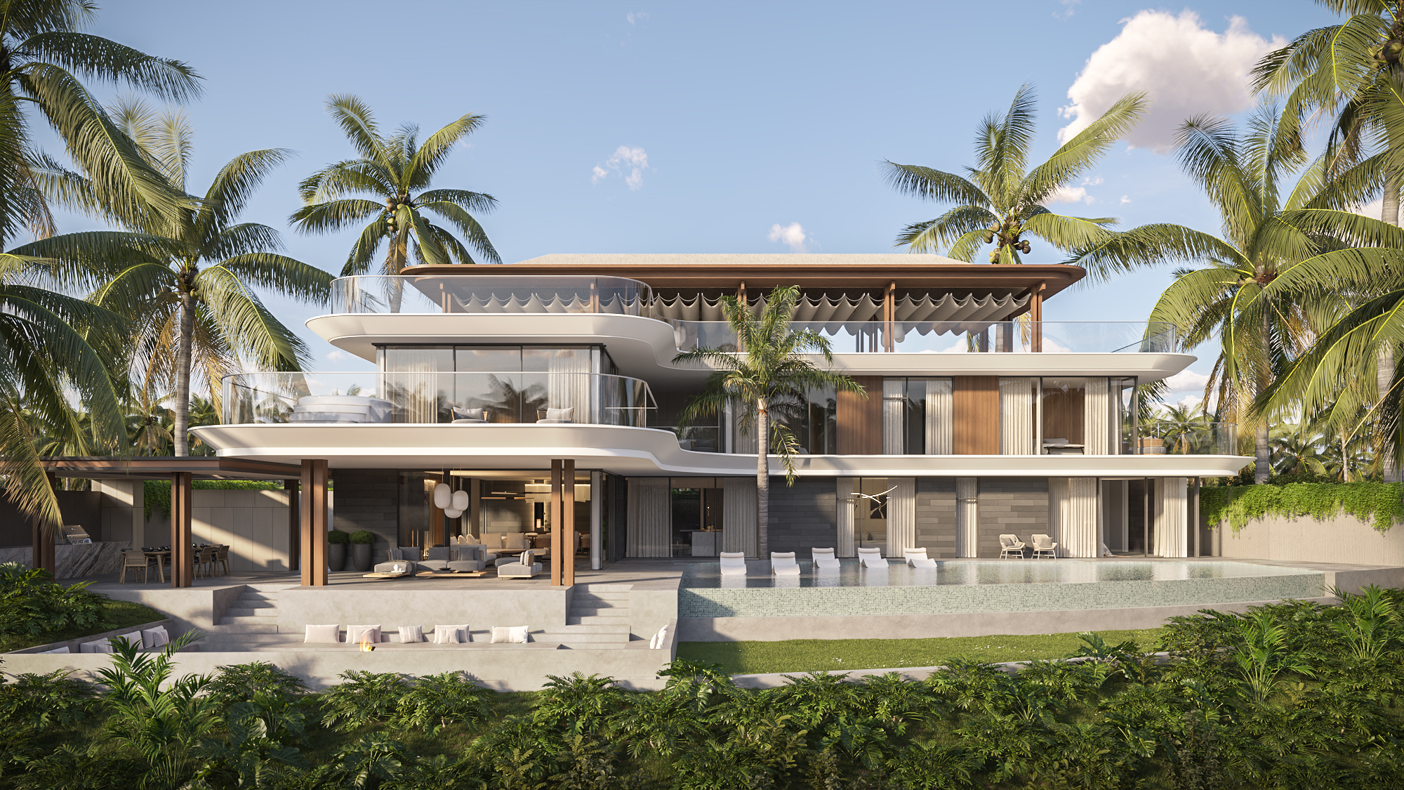 巴厘岛乌布热带森林景观别墅丨印度尼西亚巴厘-7