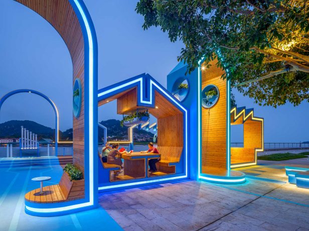 电气小屋；电子用品店（这里结合常见情况推测 ELECTRO 代表电气、电子相关，HUT 有小屋、简易商店等意思，故给出这两种较符合逻辑的表述） 丨中国珠海丨100 Architects（上海）有限公司-14