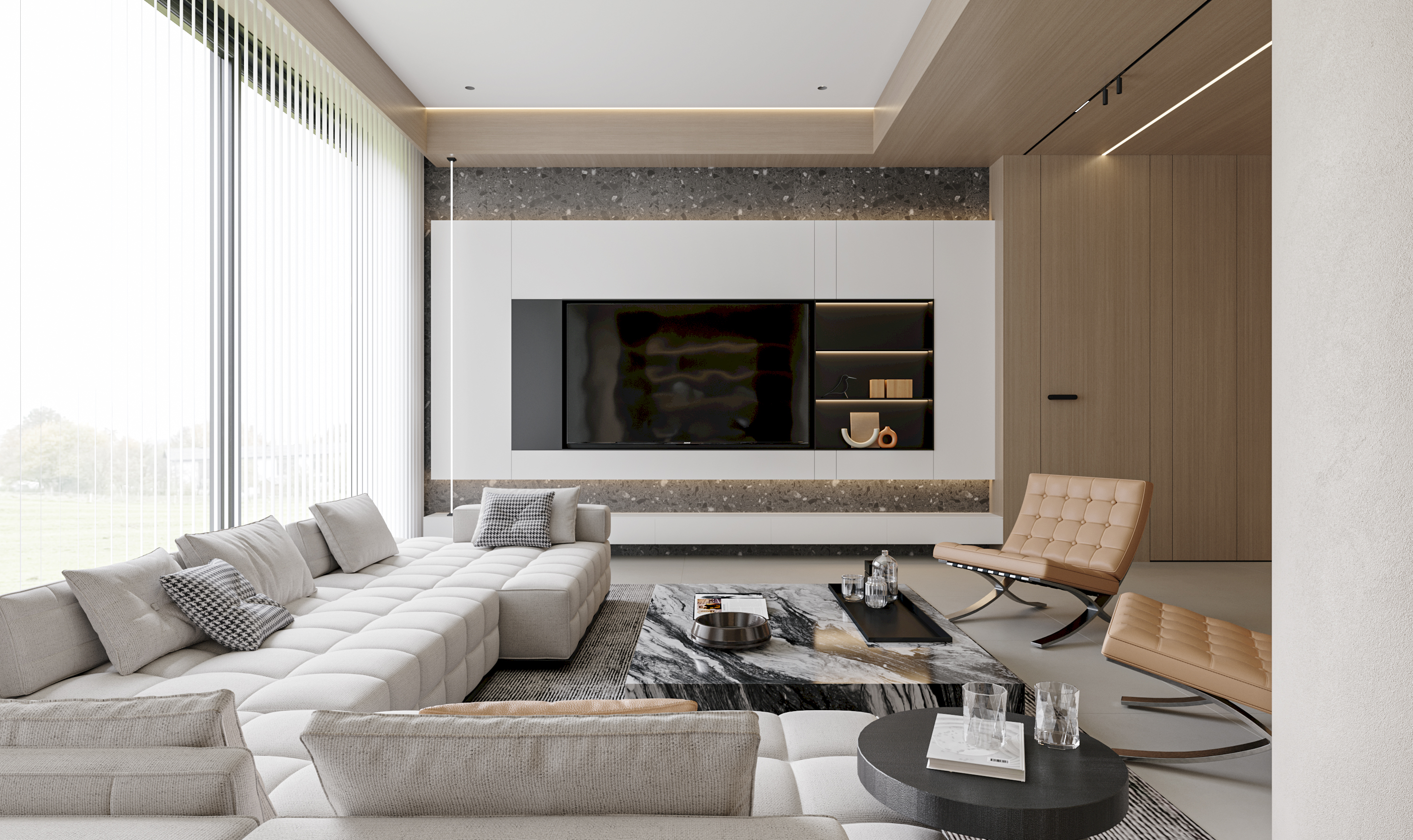 现代风格别墅效果图作品丨冈舍-22