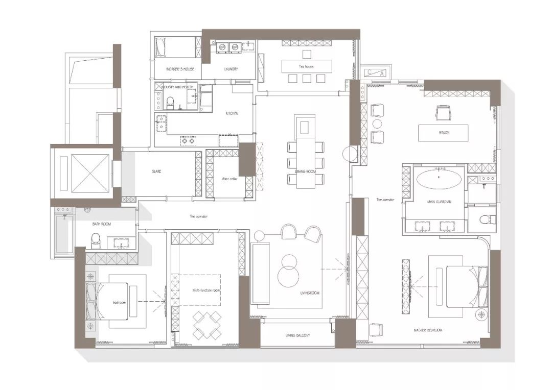 广东惠州铂金府·现代简约家居设计-21