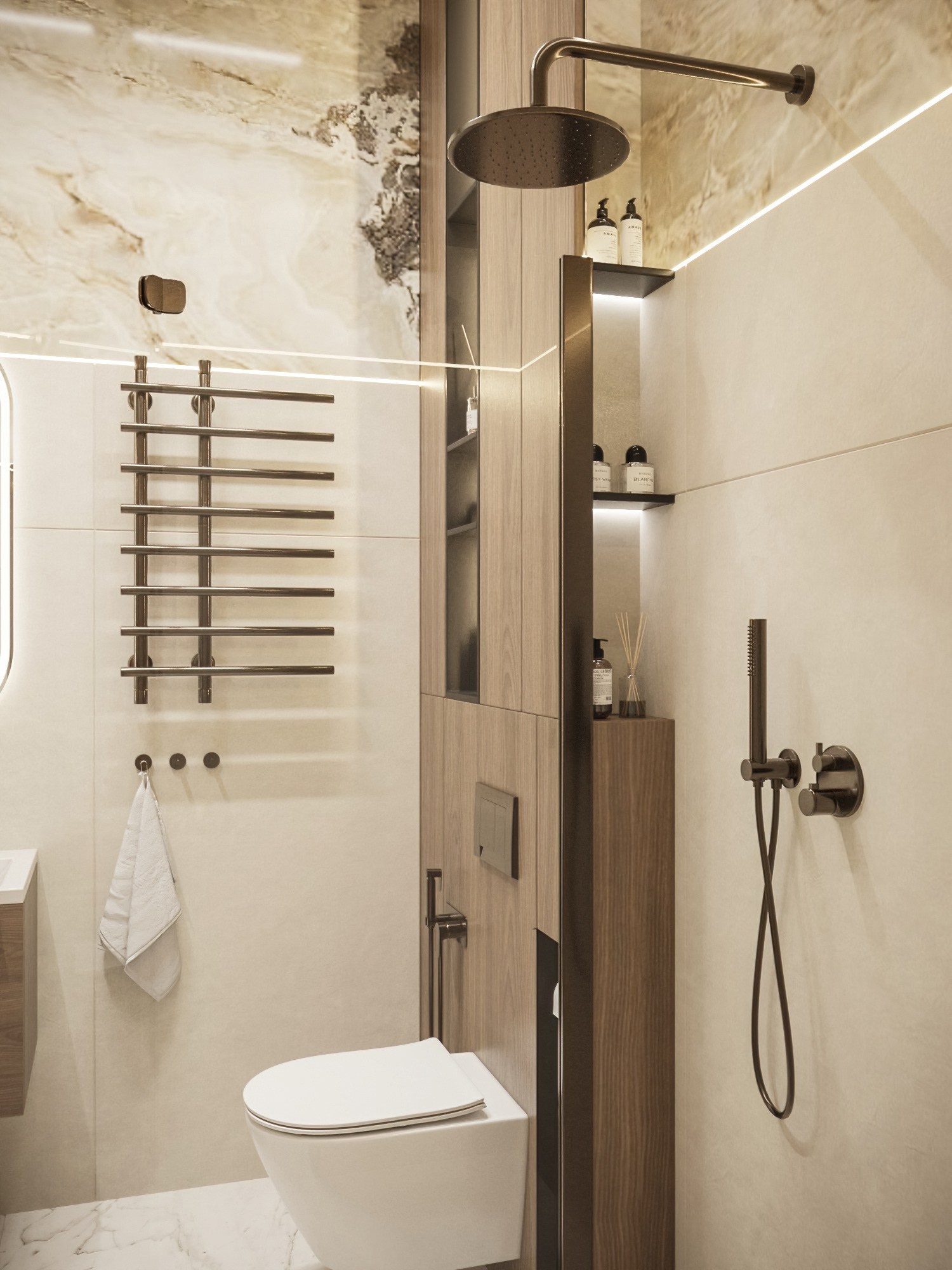 Квартира для девушки в стиле Джапанди-7