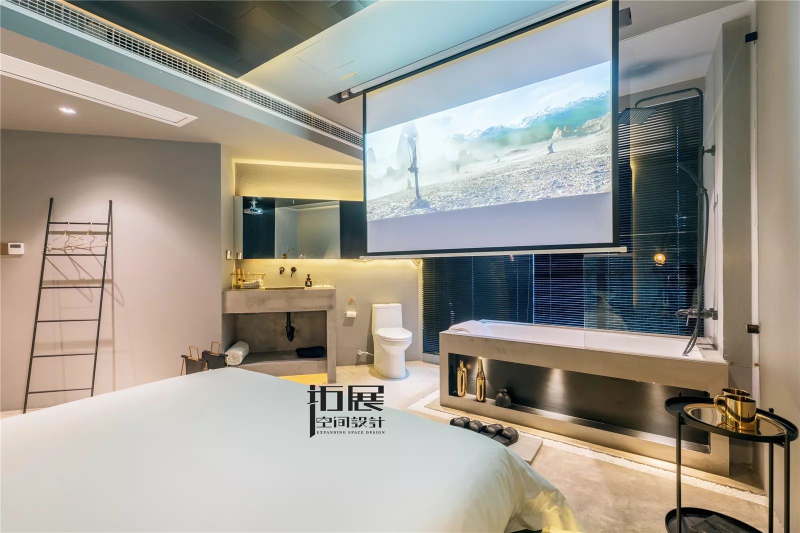 时代豪苑 — 60㎡名宿，前卫炫酷黑白灰-52