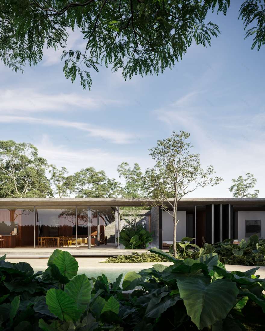 一号屋(注:CASA常见意为房屋、家 ,UM在葡萄牙语中是一的阳性形式,推测CASA UM可能是一号屋之类的表达,具体需结合实际语境) 丨Aguirre Arquitetura-19