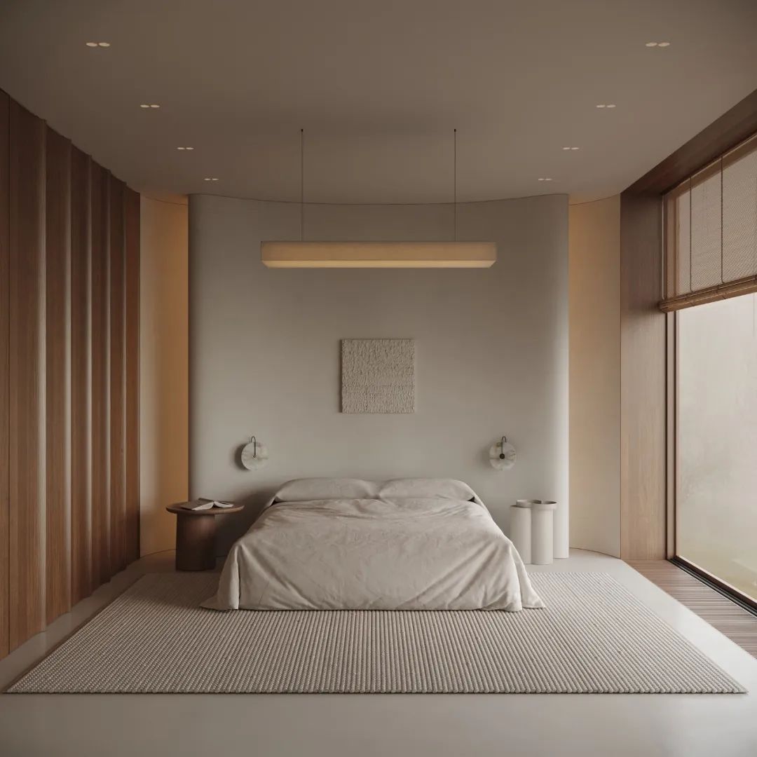 暖色调原木系奶油风极简设计丨HPISD-59