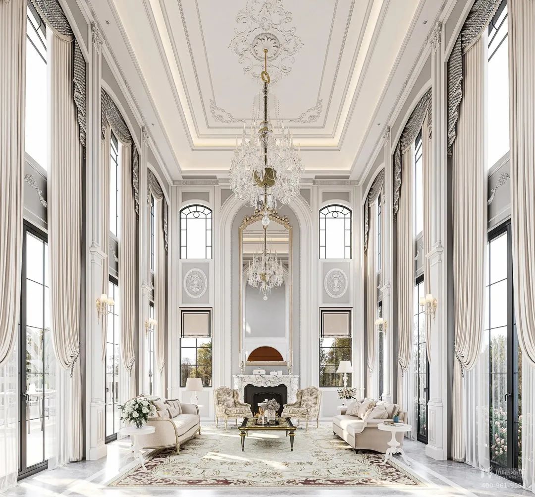 法式浪漫别墅设计丨中国上海丨上海尚层别墅装饰-7