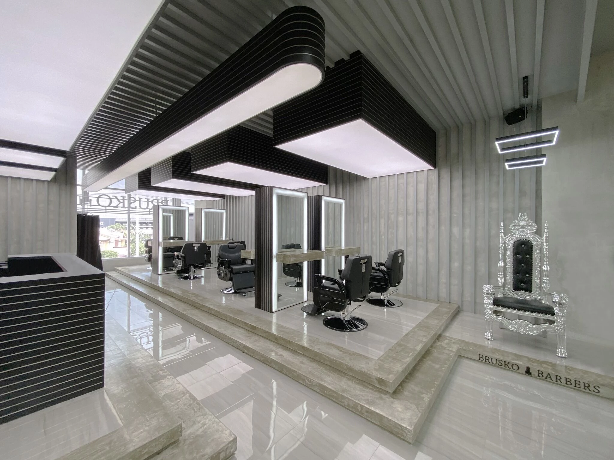 Brusko Barbers 理发店丨菲律宾马尼拉丨Archetype Architecture-7