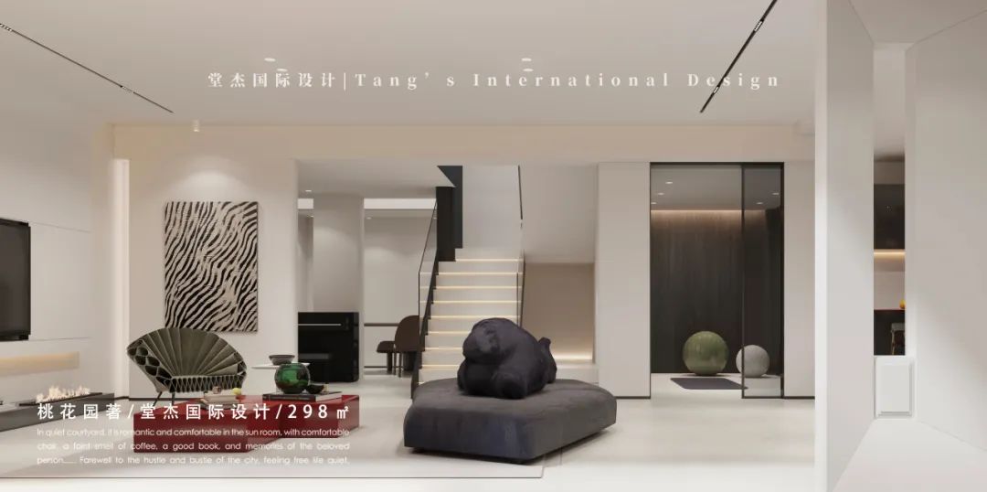 南京桃花园著 298㎡现代简约风别墅设计丨中国南京丨堂杰国际设计-14