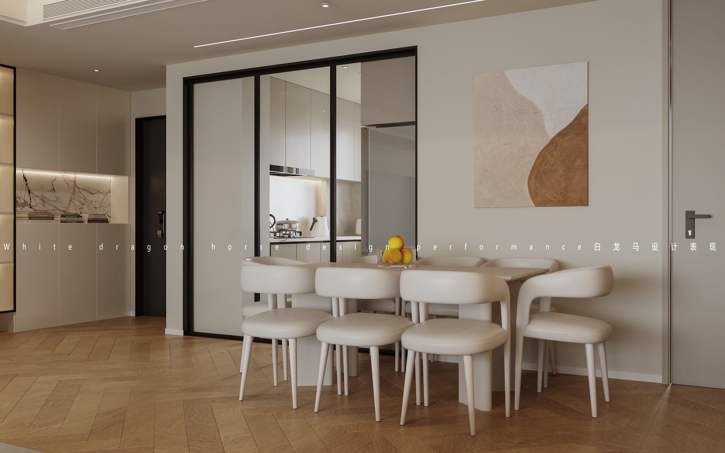 极简奶油风——白龙马效果图-3