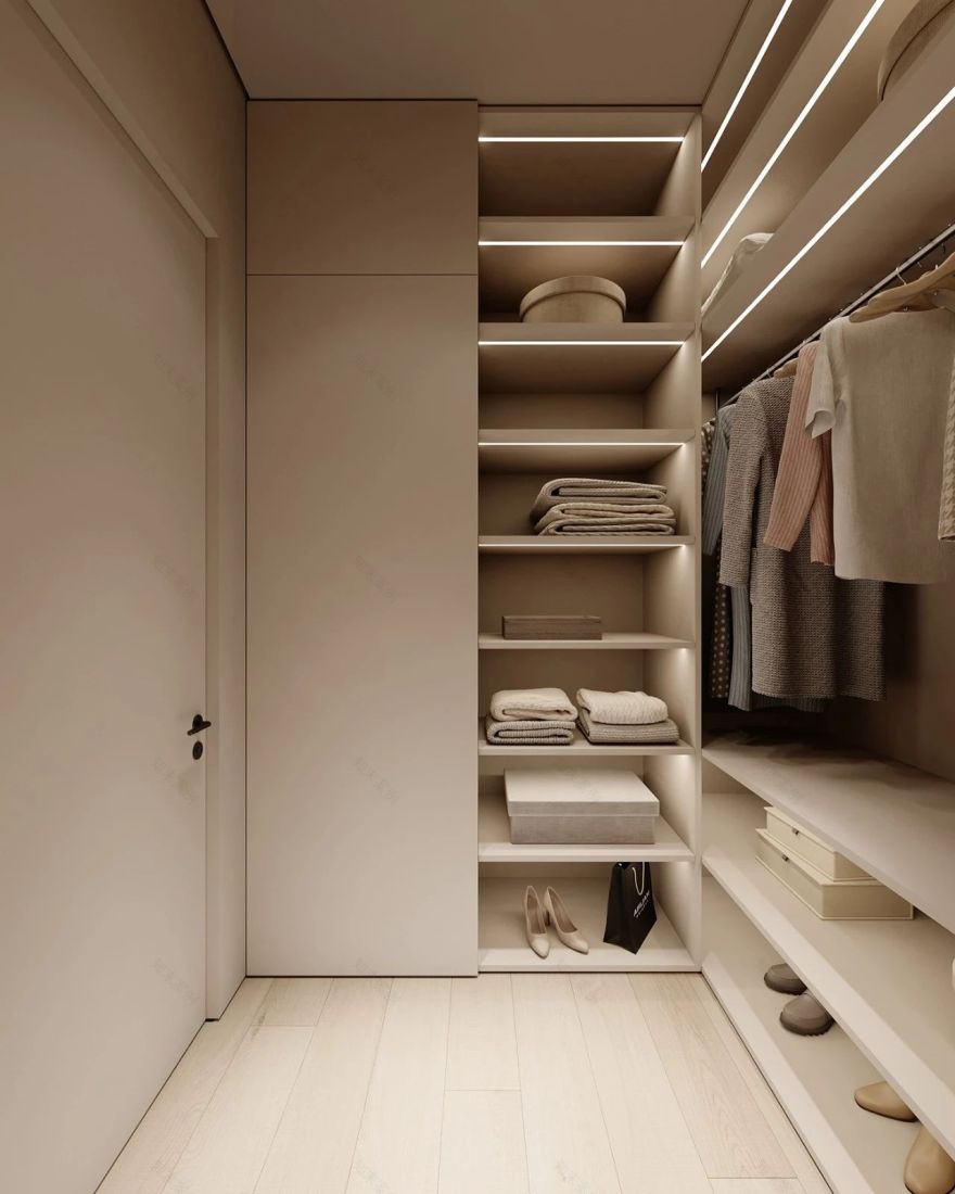 76㎡原木系奶油风极简空间设计丨哈萨克斯坦阿拉木图丨Ursa Studio-33