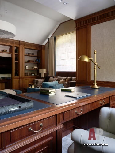 “Лесной Пейзаж  2”别墅区美式古典风格郊区别墅丨俄罗斯莫斯科-64