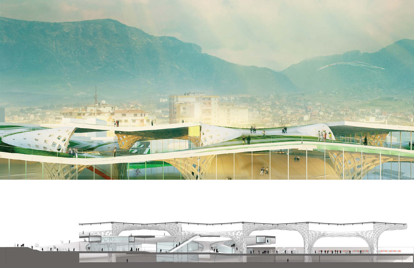 地拉那多模式枢纽 | 布兰科建筑与设计办公室-6