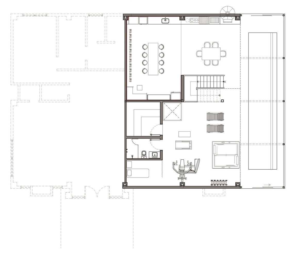 巴西 Campos House · 现代与传统对话的玻璃盒子-35