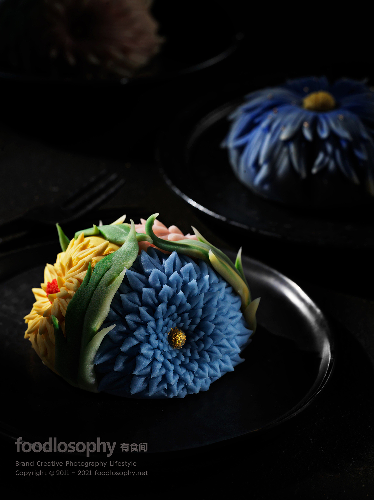 影实造型 × 有食间｜一组绽放的和果子-5