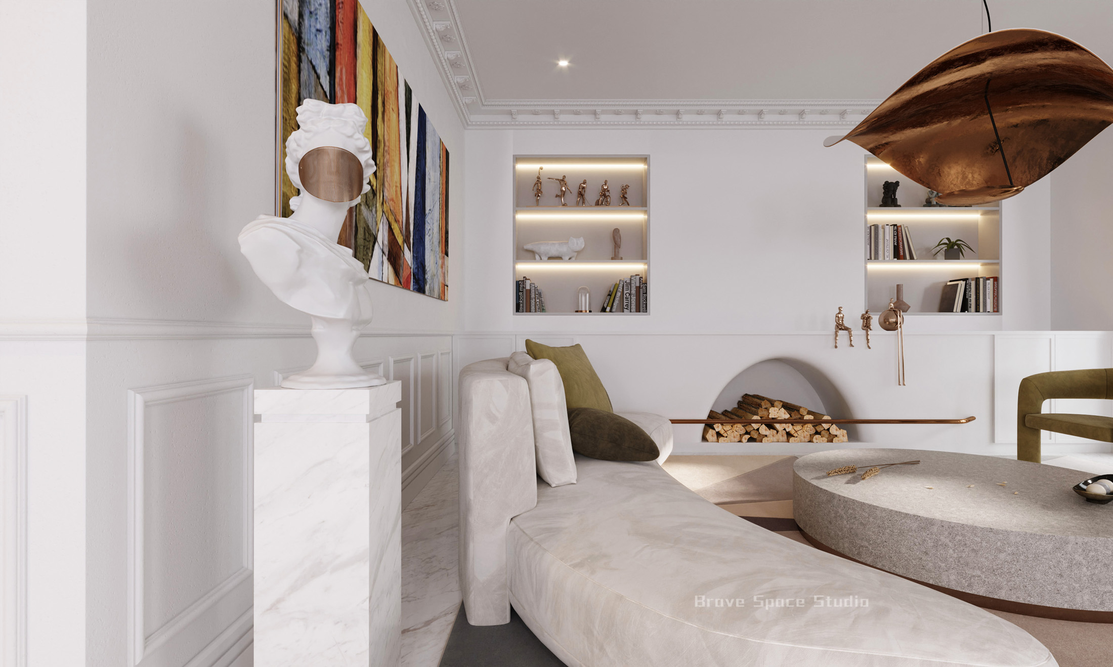 极致现代风公寓设计-6