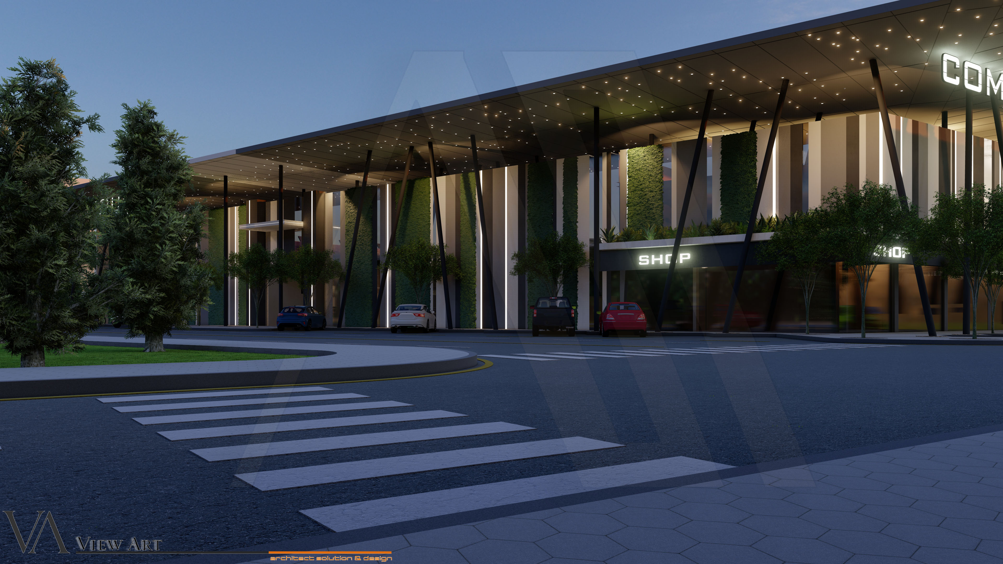 Set Zaynab 综合体项目丨叙利亚大马士革丨View Art Office-10