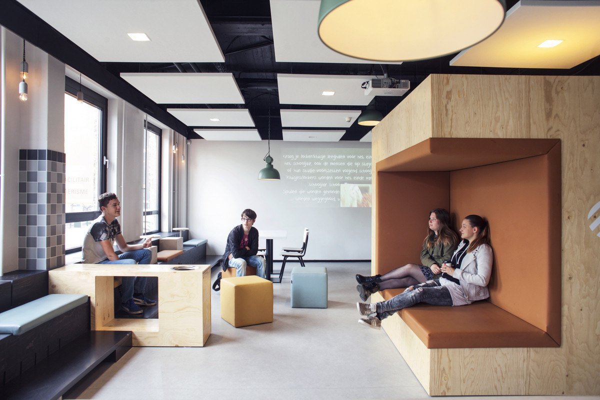 荷兰 Cingel 学院休闲区设计-5