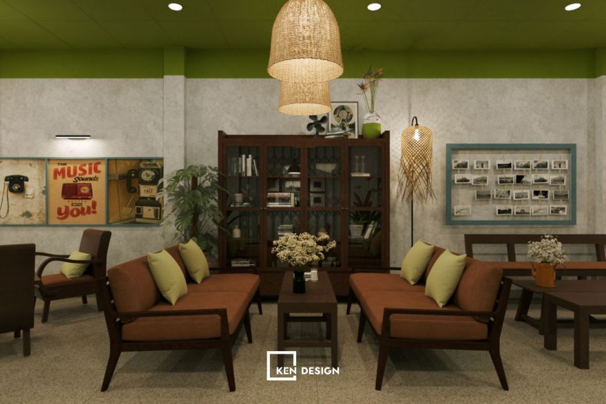 Retro Cafe设计丨越南胡志明市丨KenDesign-29