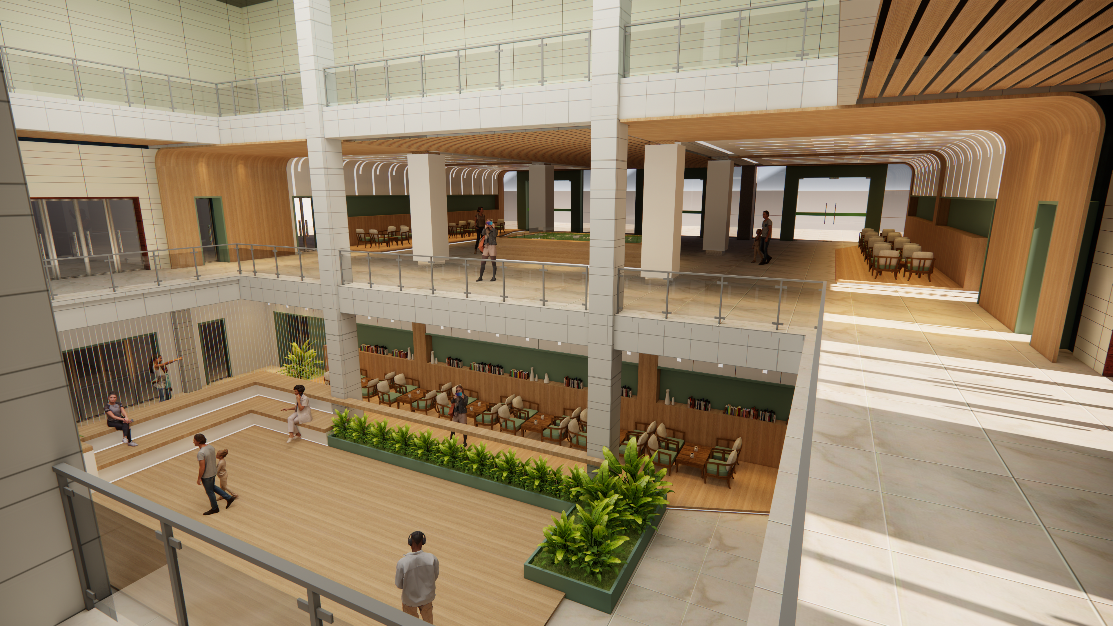 西安思源学院图书馆开放空间概念设计丨中国西安丨Giacomo Liviabella-4