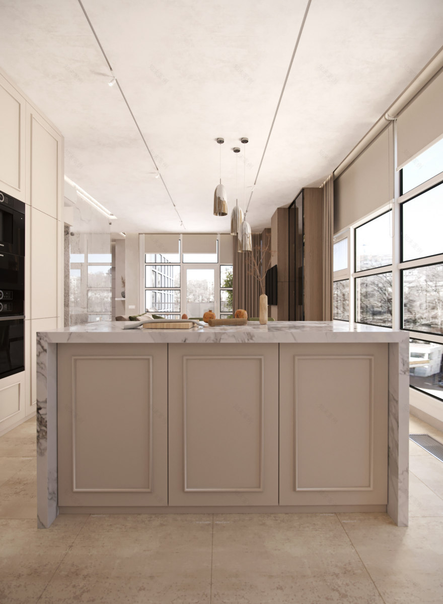 乌克兰哈尔科夫“帕夫洛夫斯基”公寓丨Harchenko design( Харченко дизайн )-28