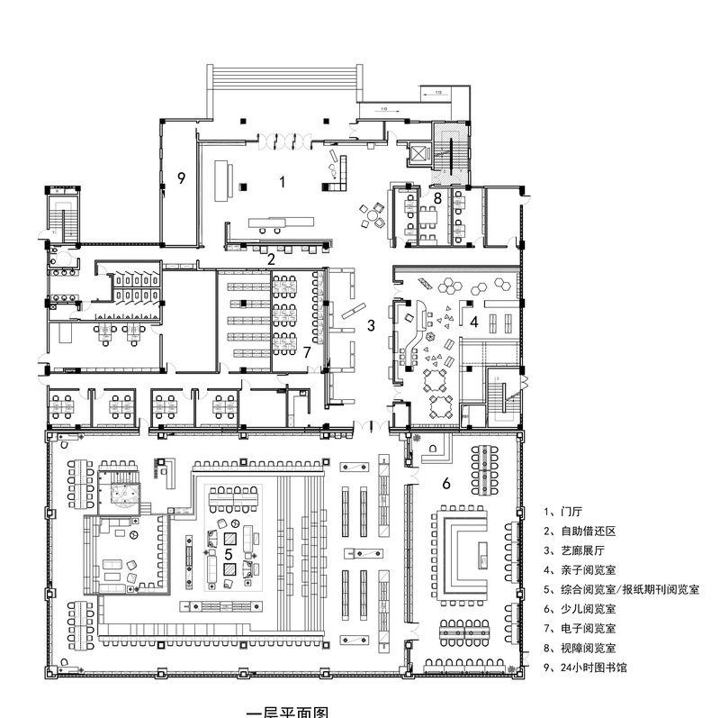 绩溪县图书馆新馆室内设计-21