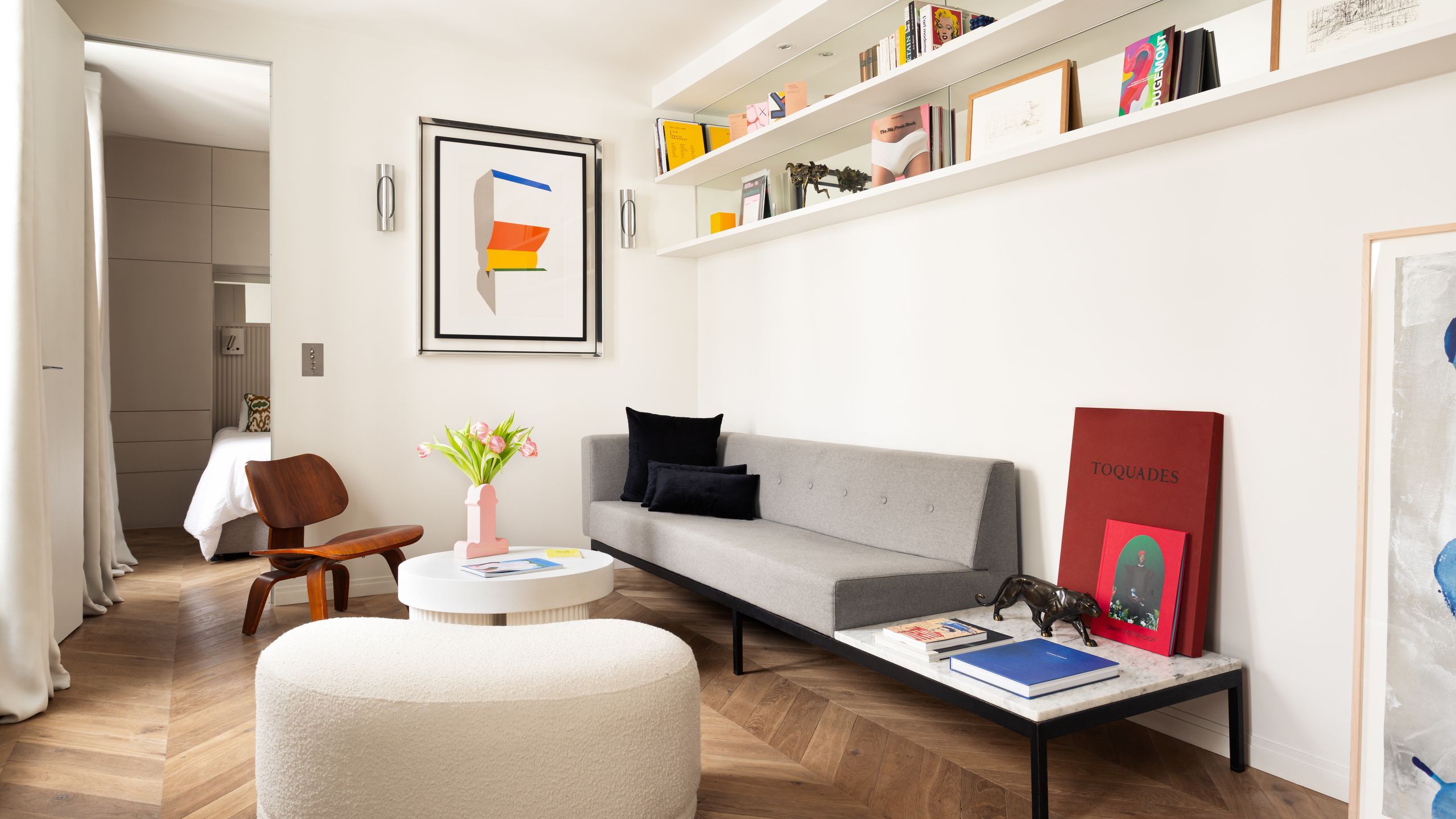 32㎡巴黎小公寓改造成“简约风”住宅丨法国巴黎丨Émilie Magdelaine Interior-2