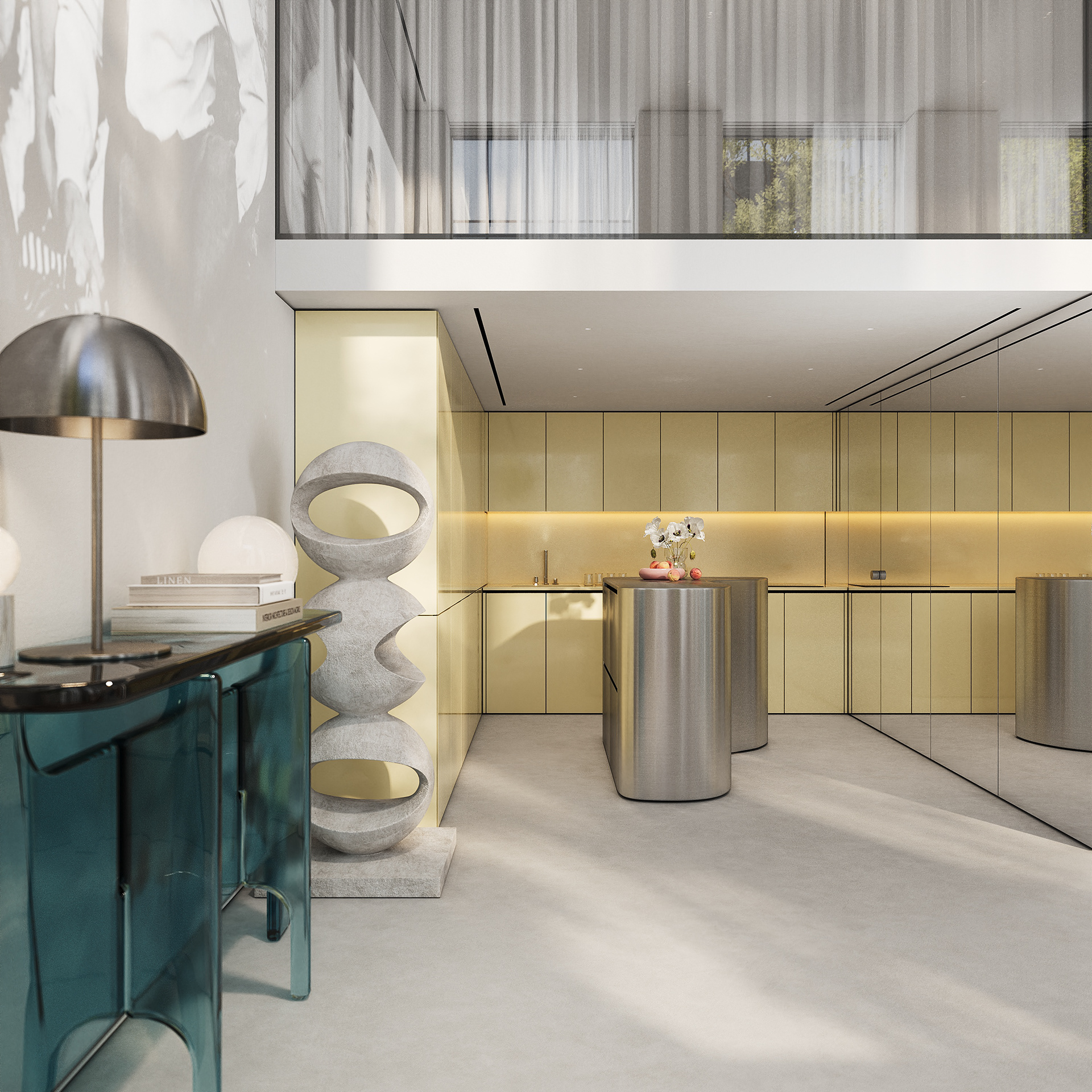 Duplex apartment, 113-23