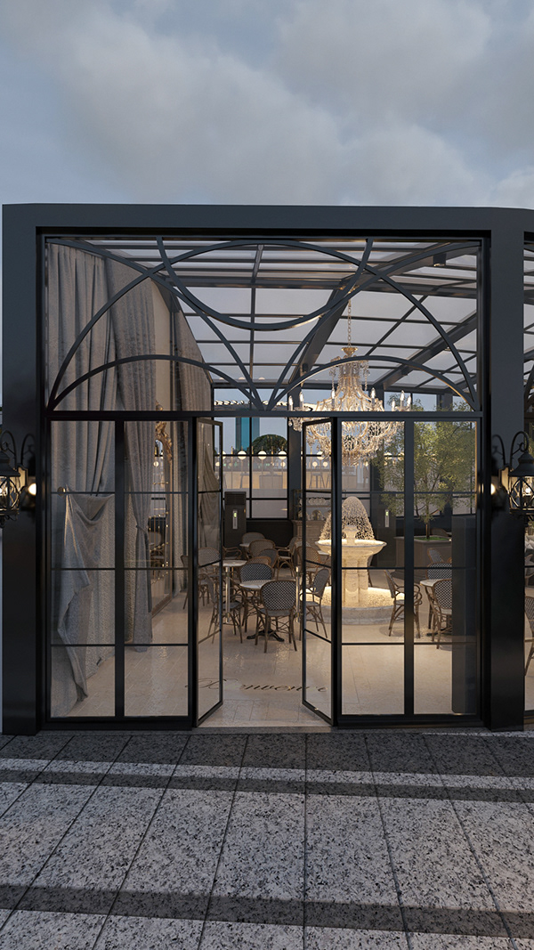 乐卡菲餐厅丨NINETR DESIGN HOUSE-9