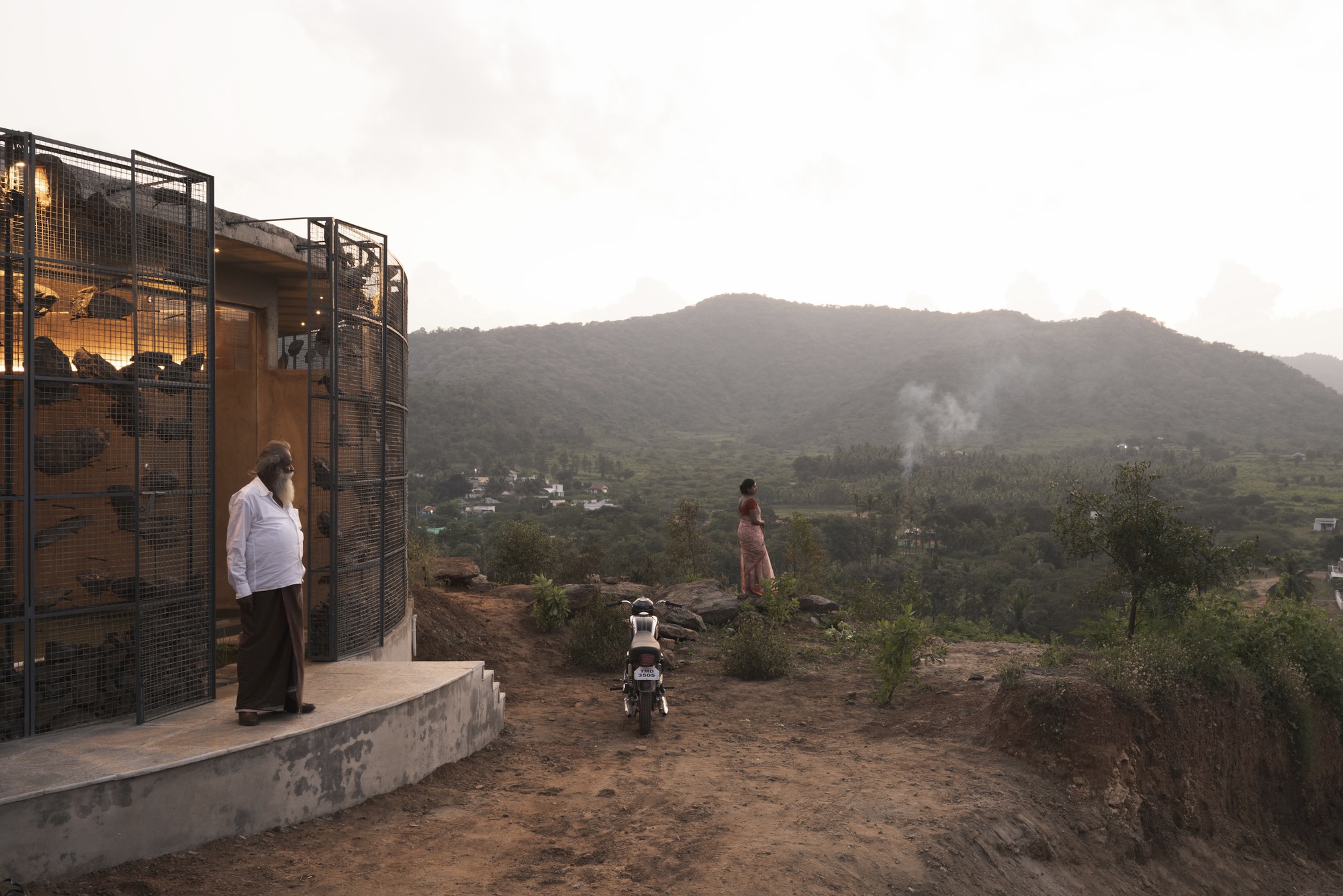 无限上升之屋丨印度丨Earthscape Studio-20