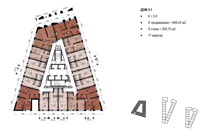 ЖК «Николаевский»（后更名«Татлин»）丨俄罗斯丨Архитектурное Бюро ОСА-42