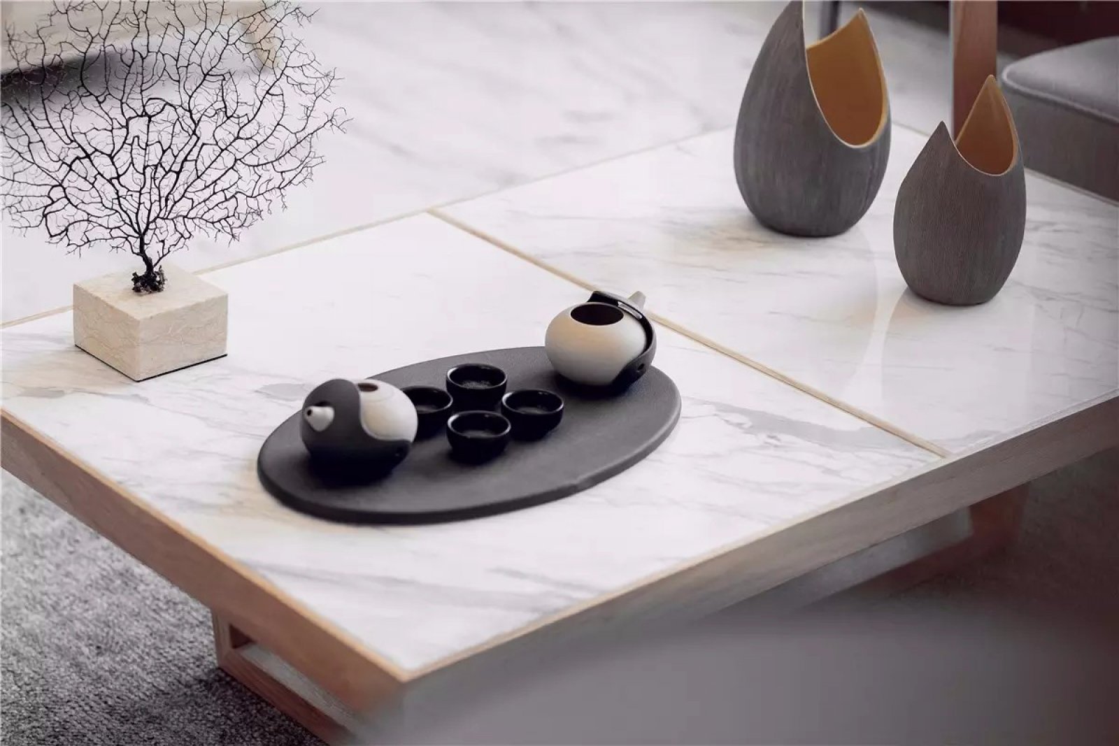 济南绿城雪野湖桃花源别墅样板房  TRD 中合深美-10