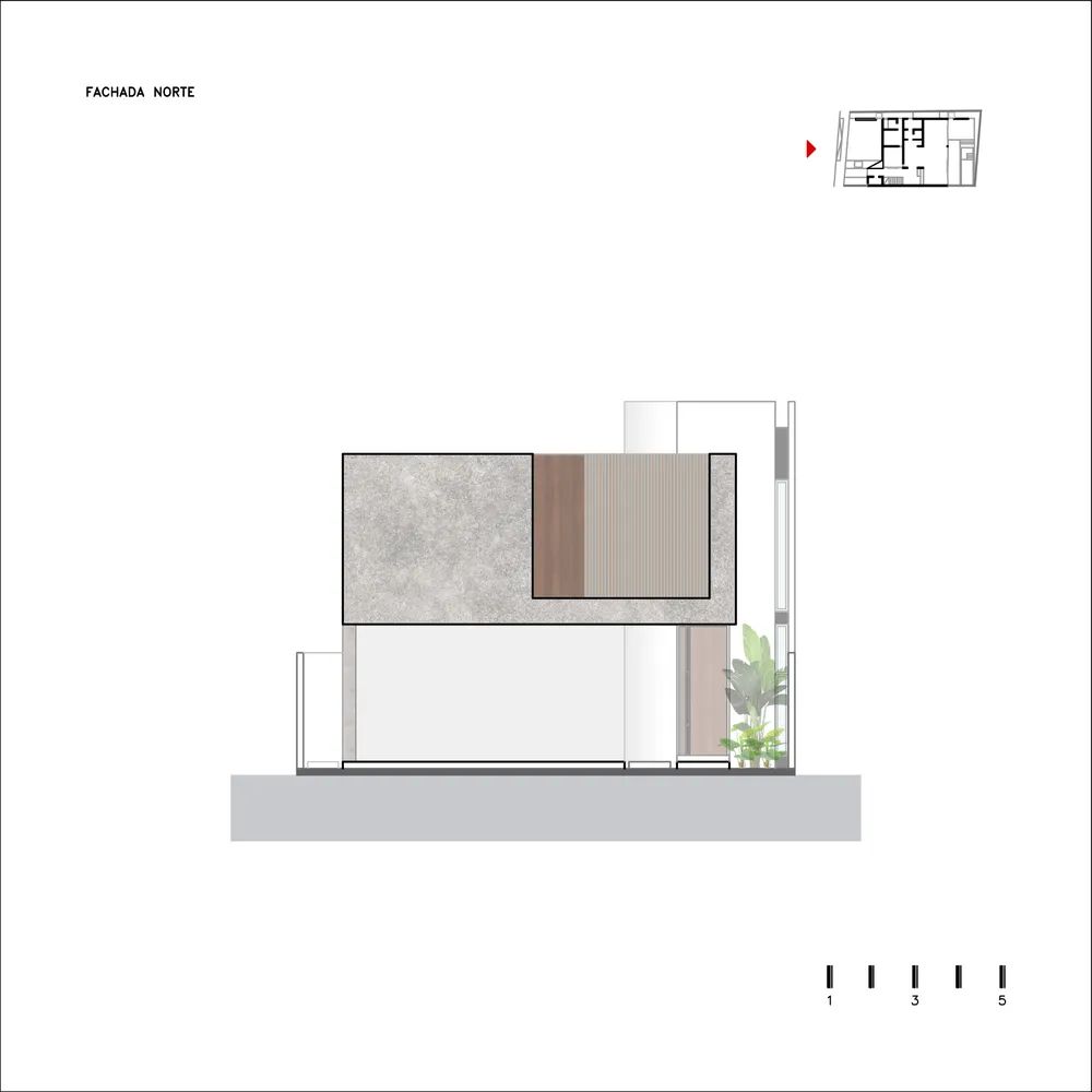 11 米长方形土地上的二层阁楼住宅-44