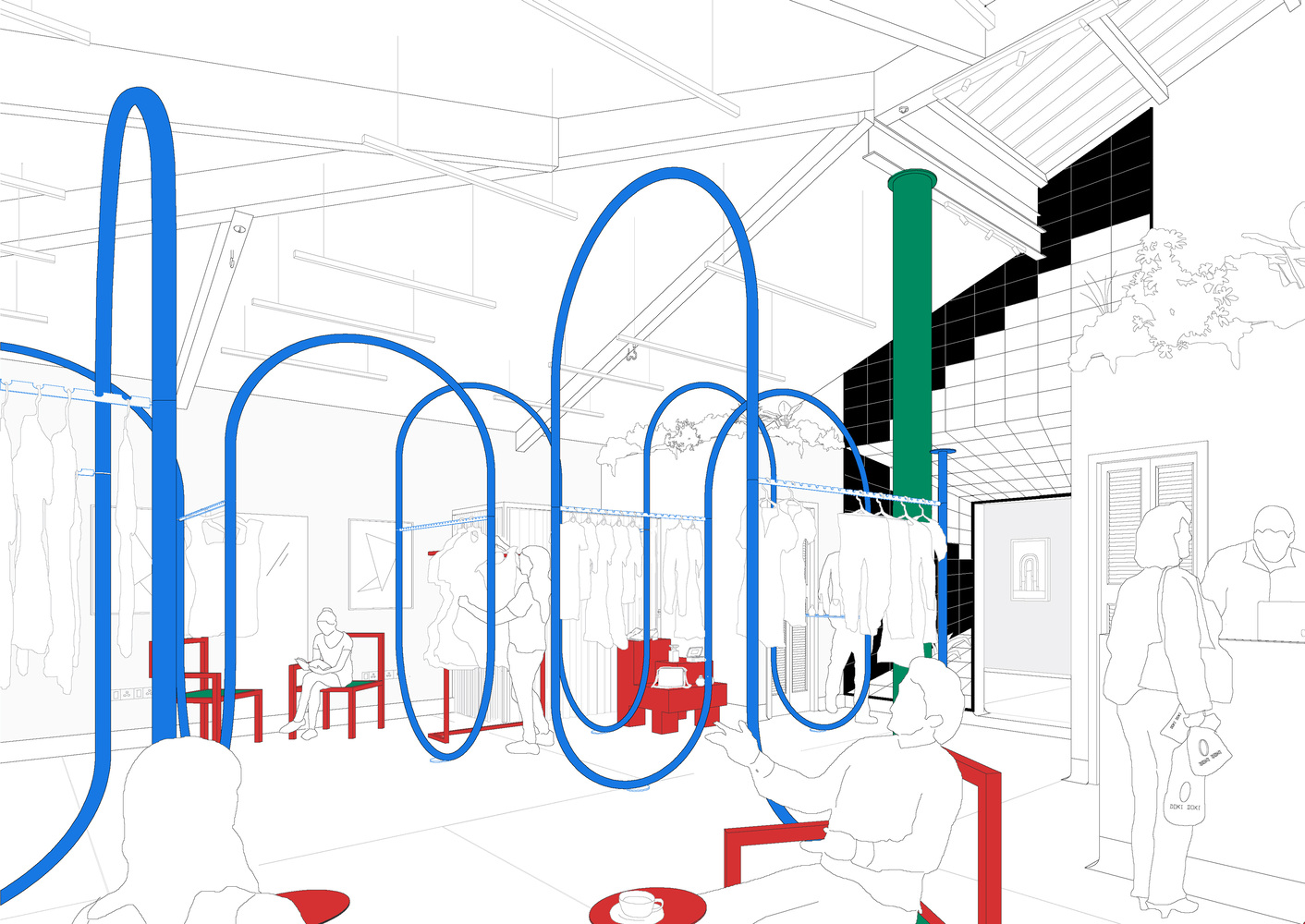 孟买 Doki Doki 概念店丨印度丨The Architecture Story-24