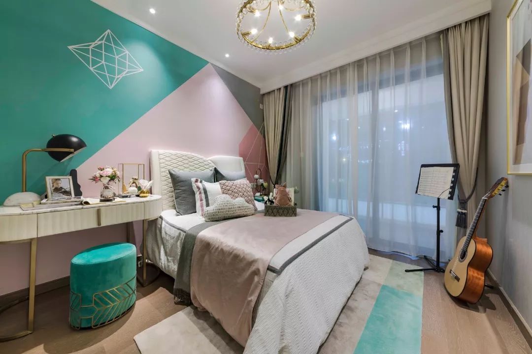 色彩演绎个性家居，南京长沙龙湖精装样板间解读-131