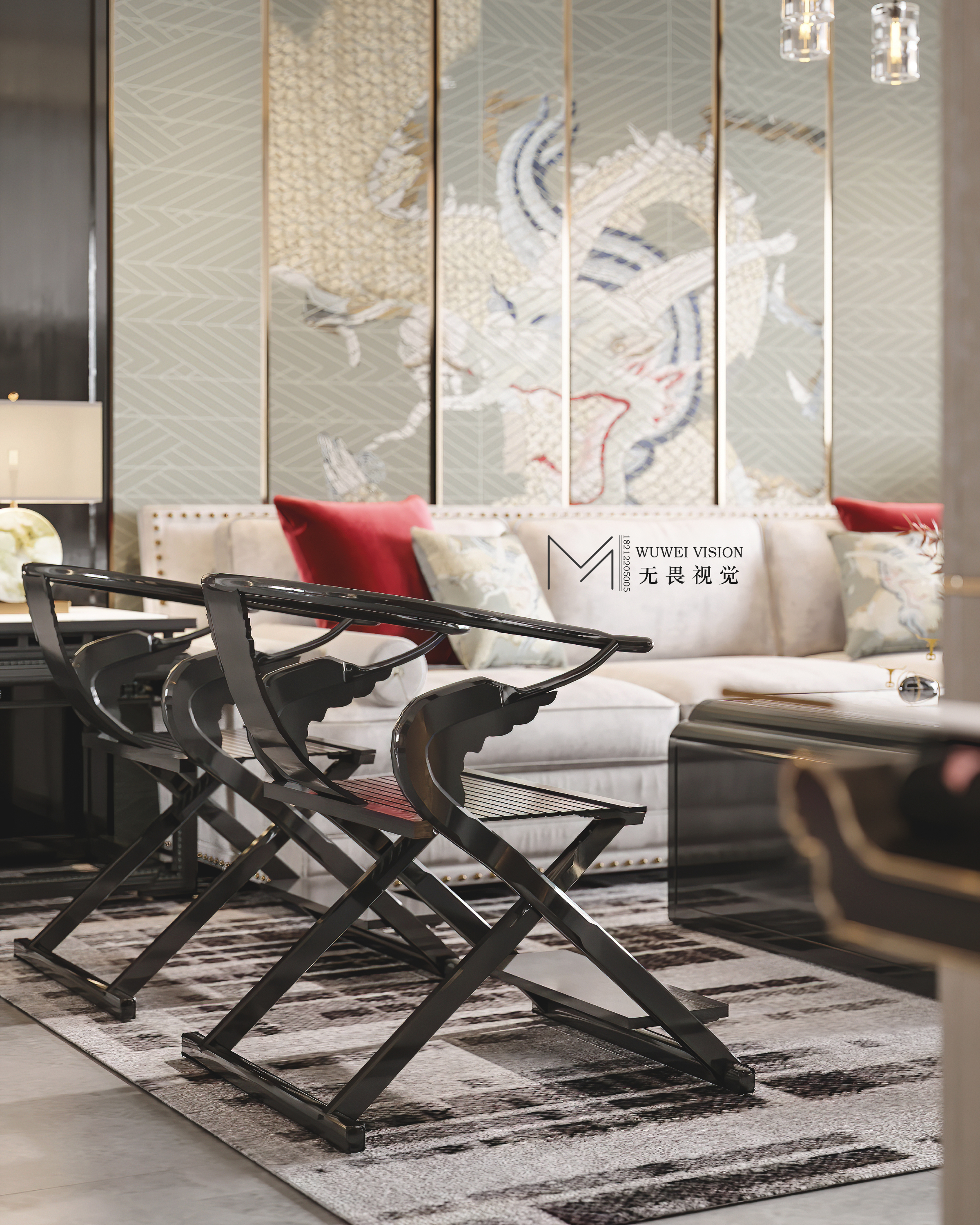 融合传统与现代的中式室内设计-9