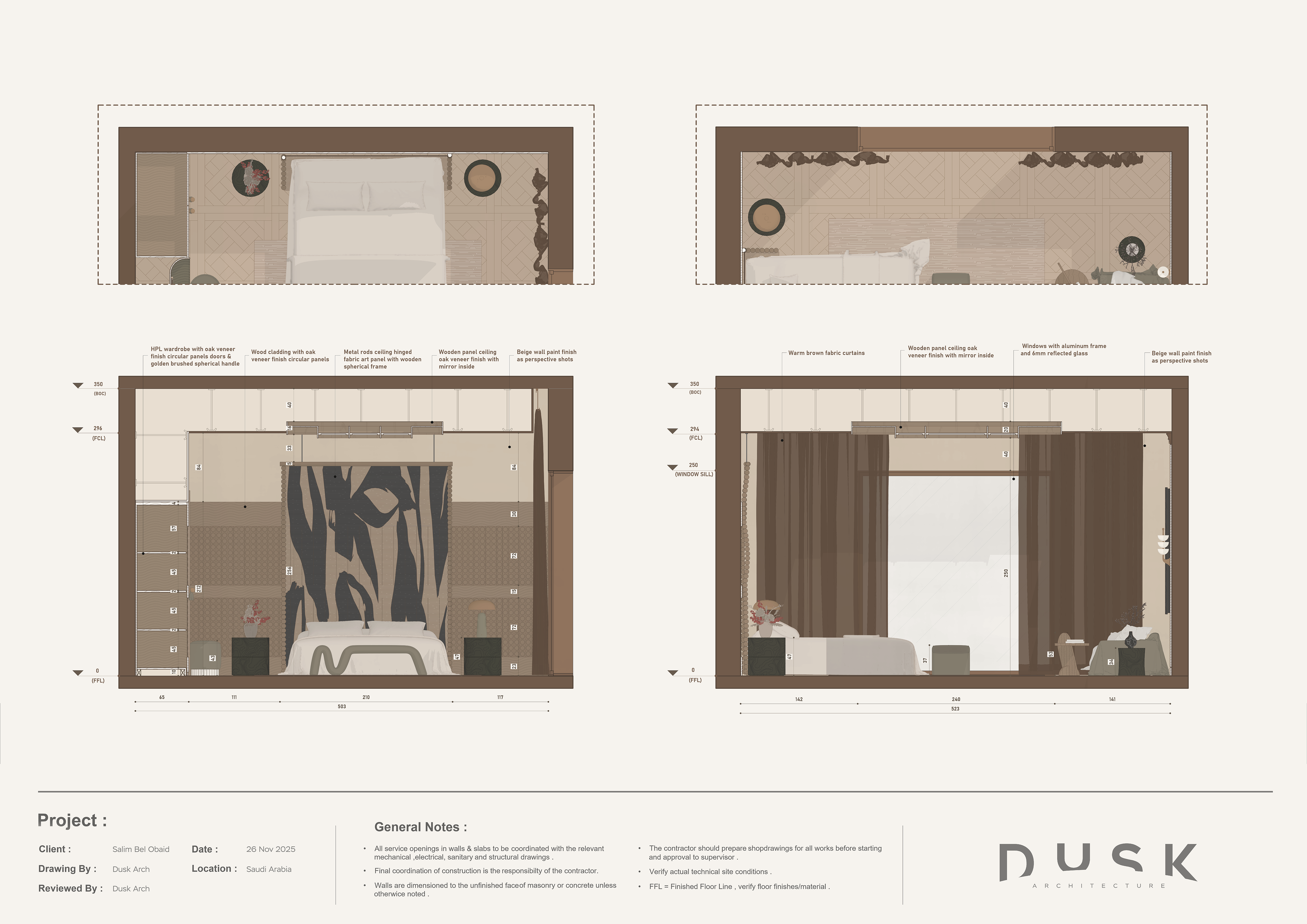 Contemporary African Bedroom-33