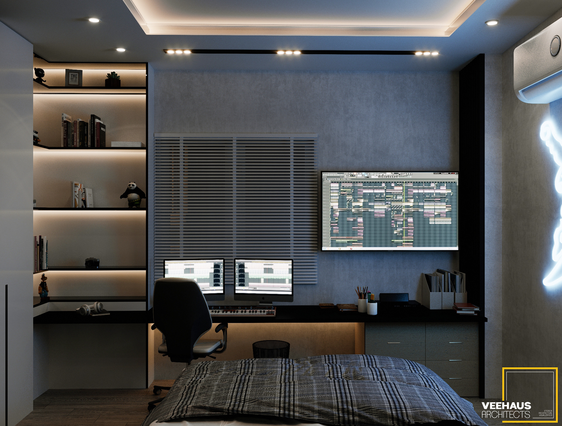 游戏室丨Veehaus Architects-12