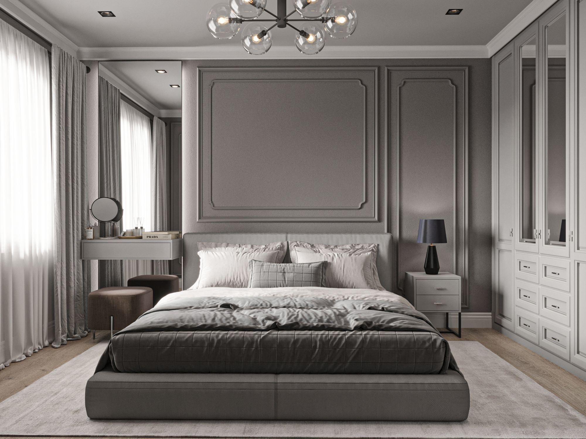 明斯克市卧室设计项目丨白俄罗斯明斯克丨LILO STUDIO-6