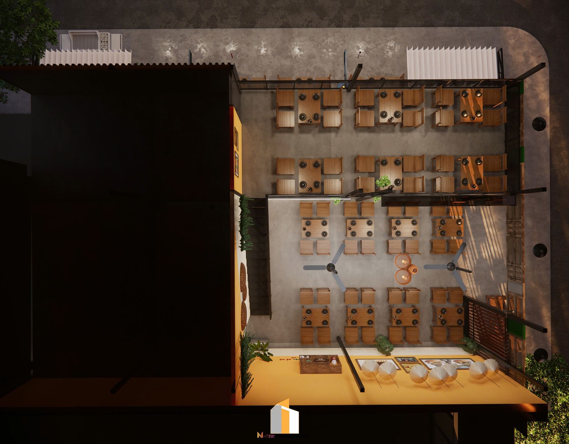 Quán Ốc Dì Ba（可能对应中文“第三螺店” ）丨越南胡志明市丨SN_Design（位于N  One）-4