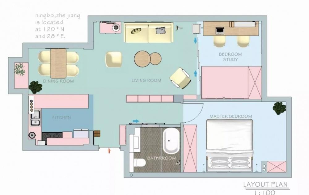 小户型老房翻新，打造宽敞明亮婚房-2