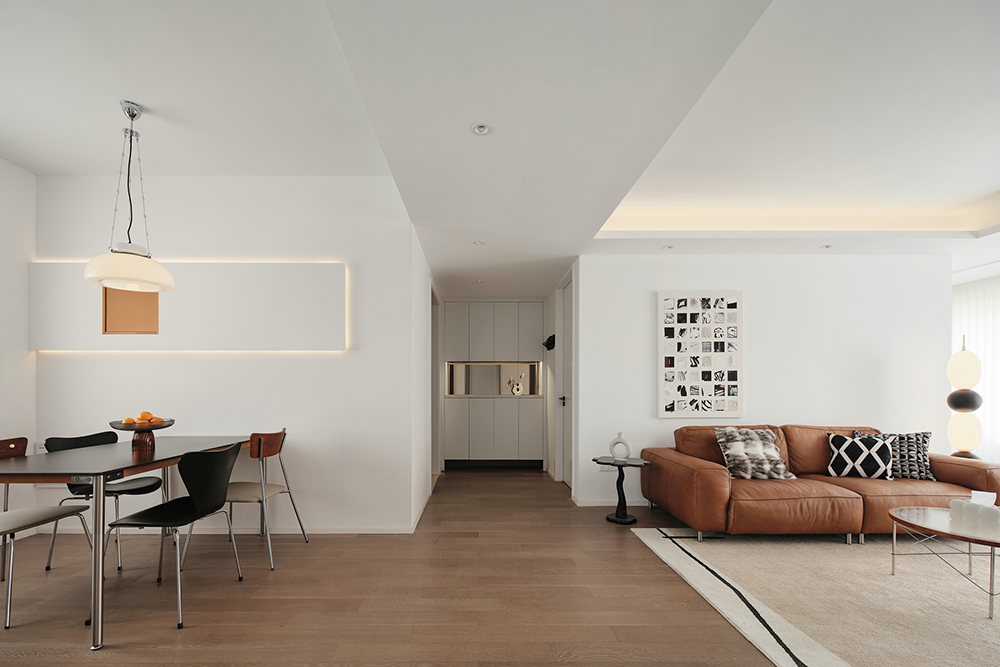 南京·棠宁府简约奶油艺术漆住宅丨中国南京丨大漠设计-53