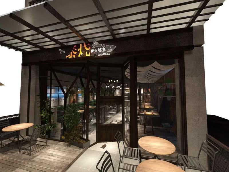 东莞麻涌烤鱼店设计-2