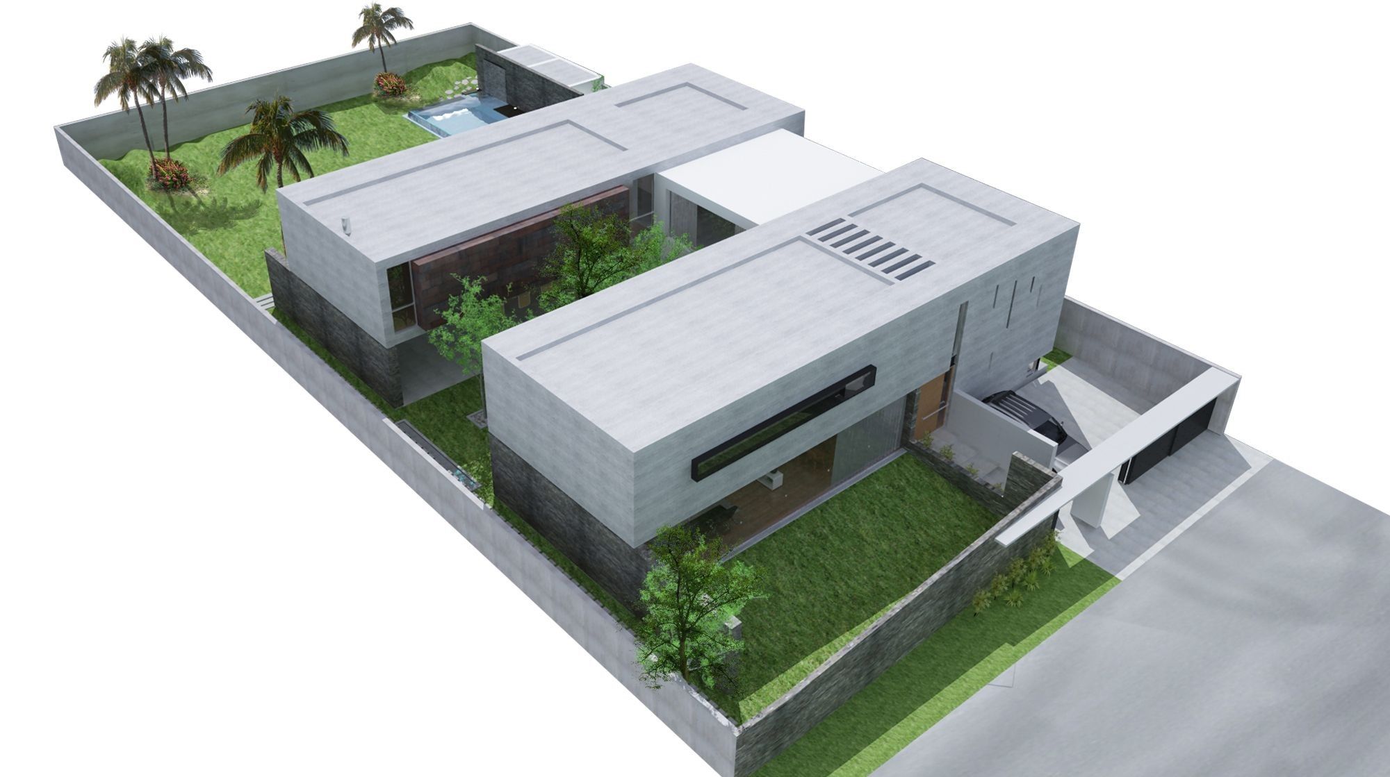 绿意盎然的空间艺术—— La Planicie House II-63