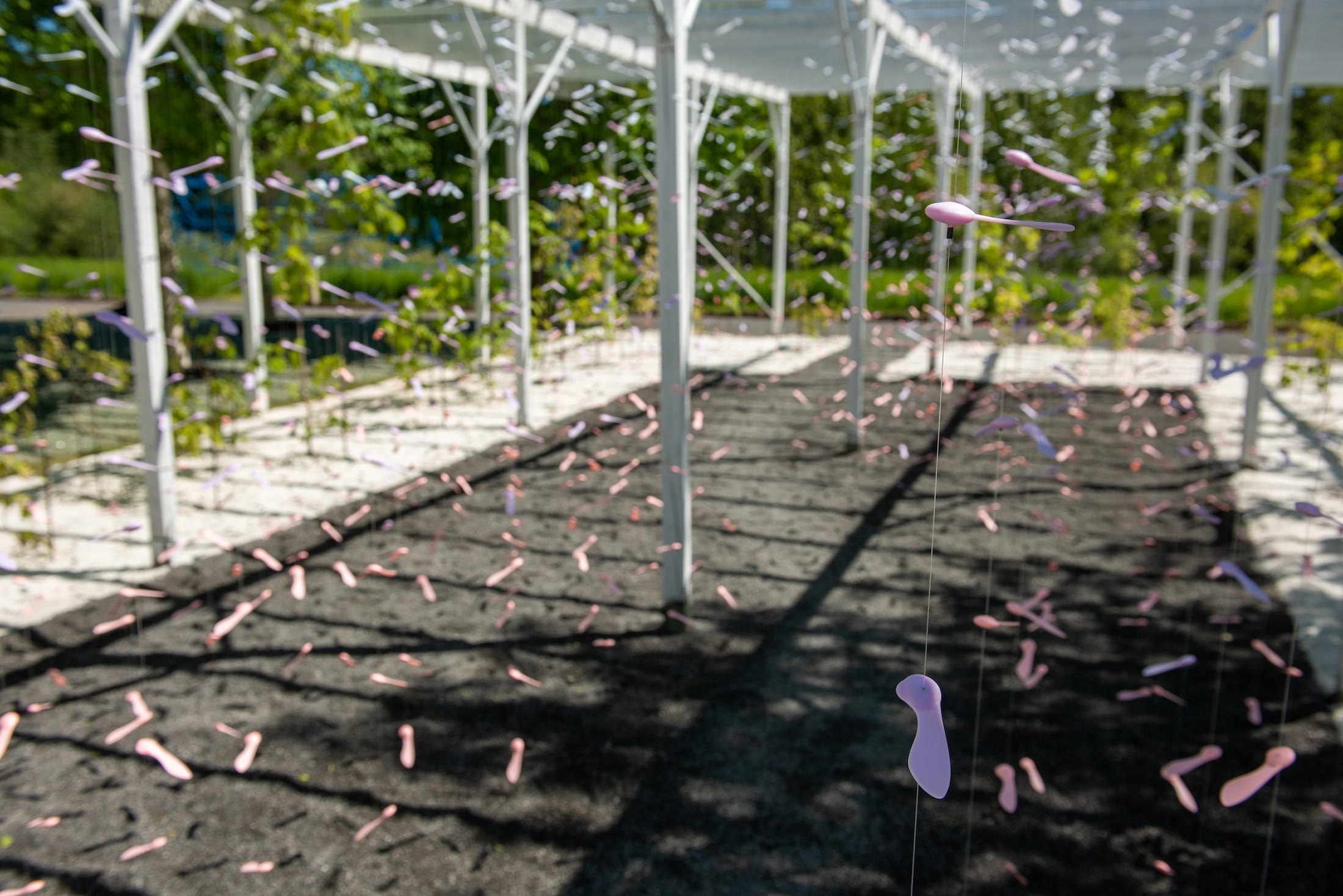 2019 加拿大国际花园节 | 彩色“岩石”结构装置引人入胜-32