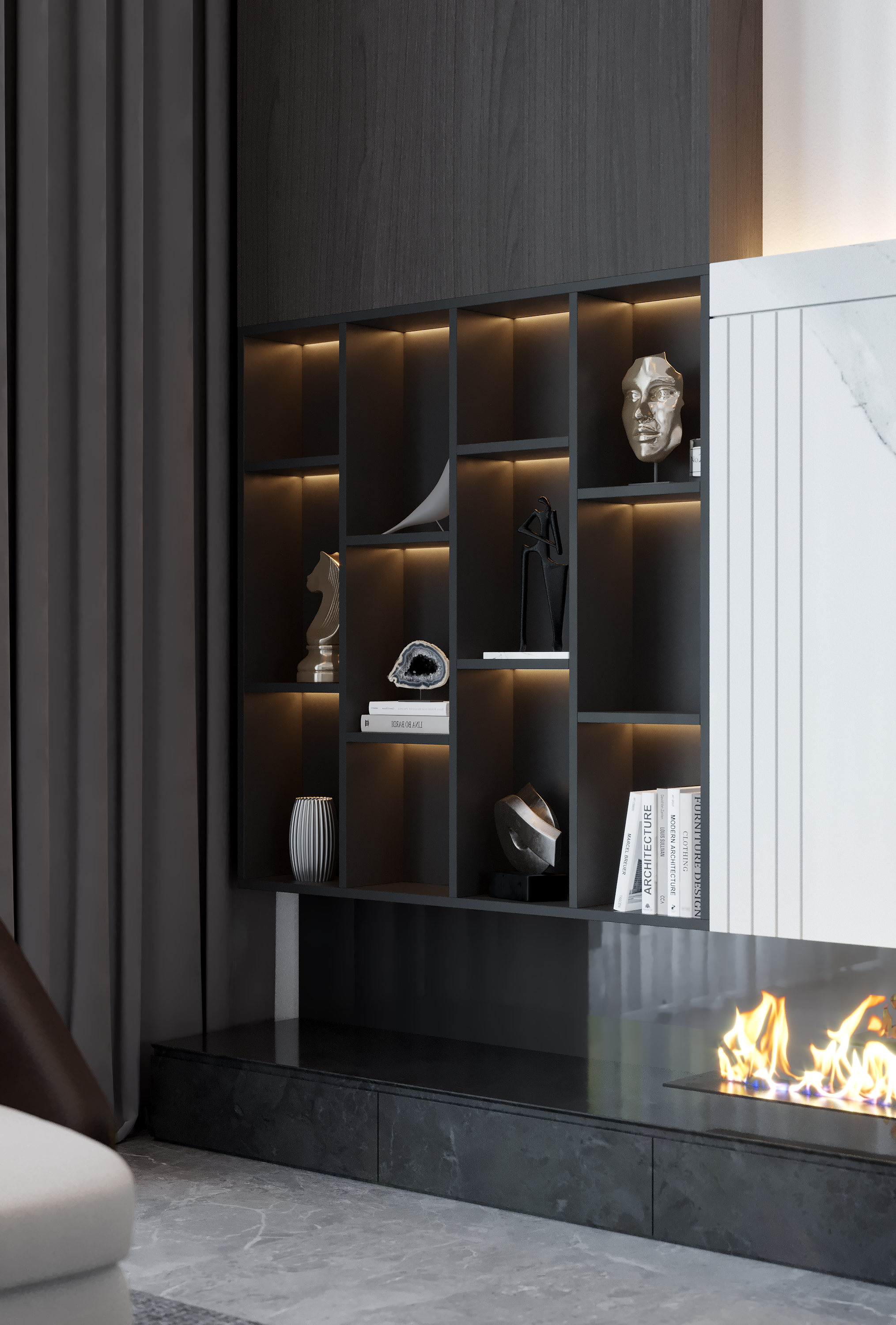 厦门共道设计事务所打造现代空间别墅-14