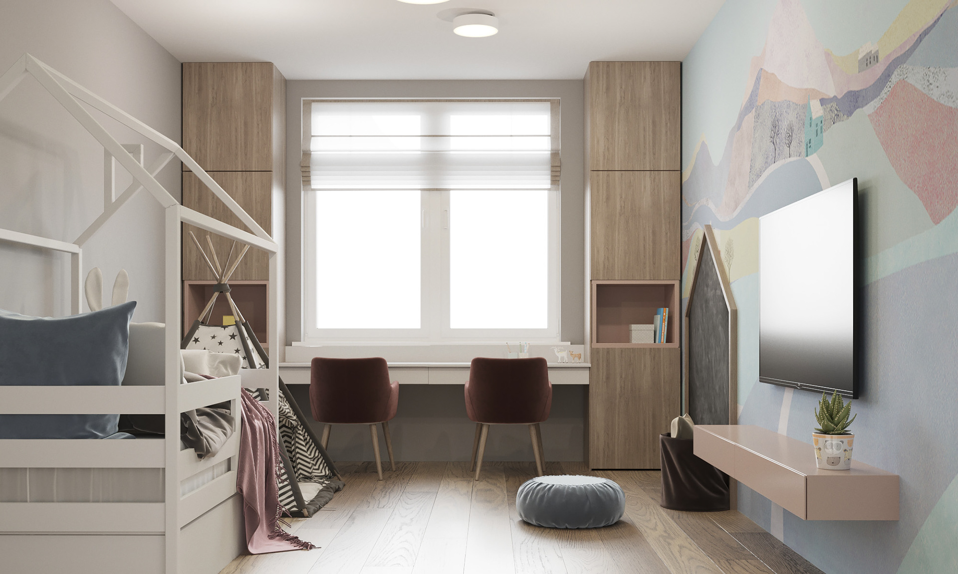 俄罗斯圣彼得堡 90㎡现代年轻家庭设计-20